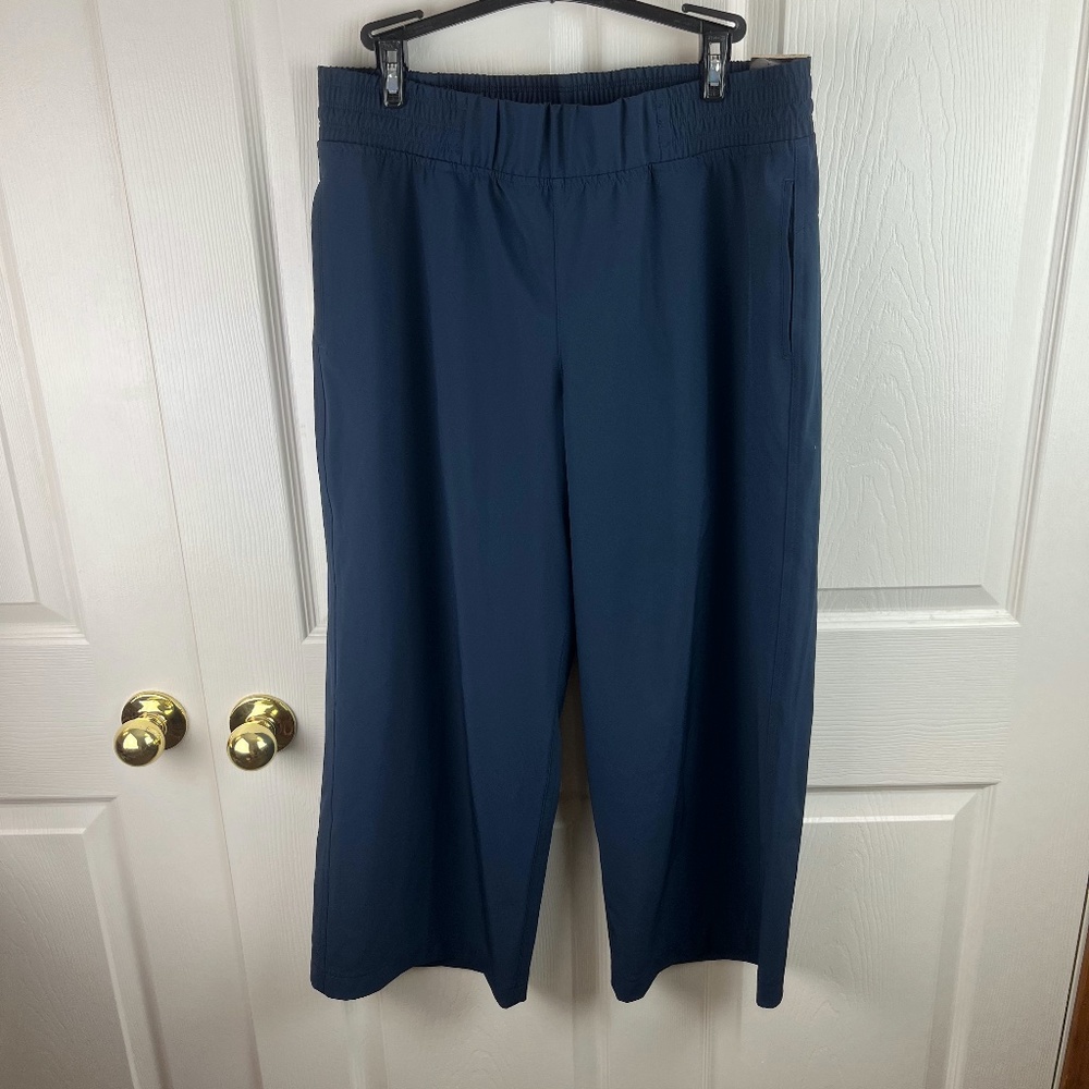 Calia Carrie Underwood Mid-Rise Crop Journey Pants Blue Size Medium